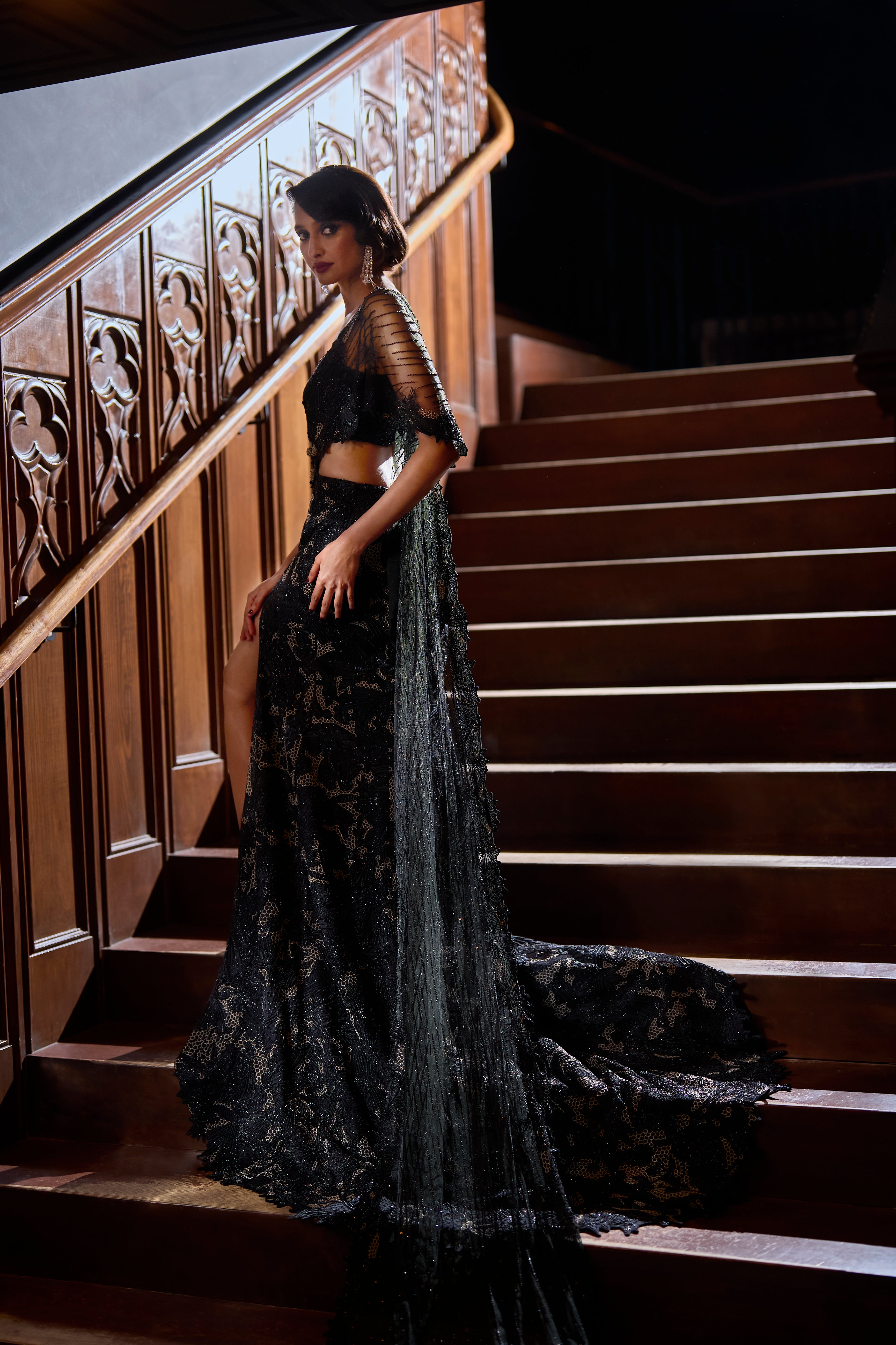 Blackstar dust lehenga set