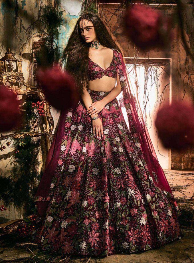 Mystic Florals Lehenga set