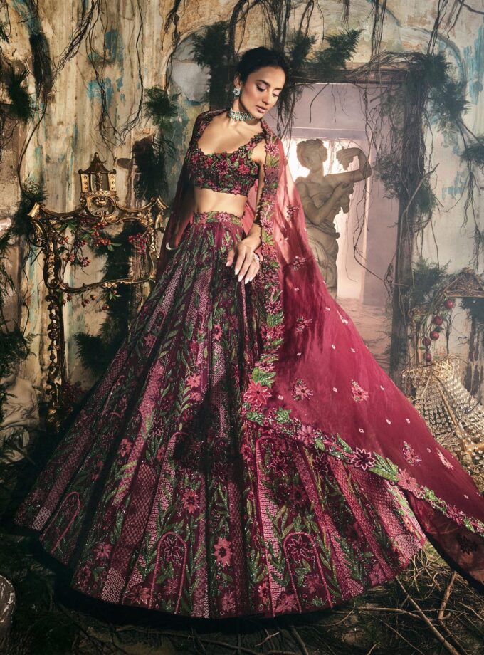 Plumage lehenga set