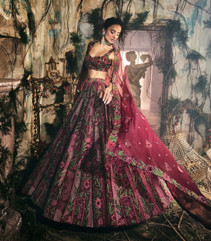 Plumage lehenga set