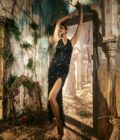 Noir Aura gown