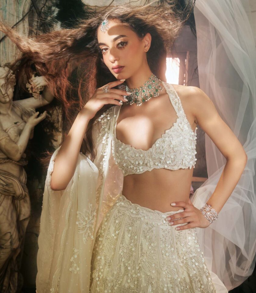 Cascade lehenga set - Image 3
